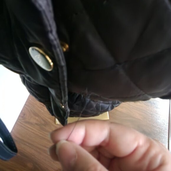 Baby Phat - Quilted Puffer Jacket, w/Leopard lining, Black, USED, size S - Picture 14 of 17